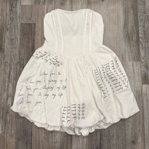 Lena White Mini Dress TTPD